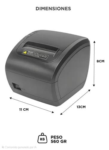 Impresora térmica 80mm EVEI-TS230 - Imagen 4